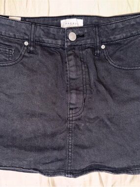 Pacsun black denim mini skirt